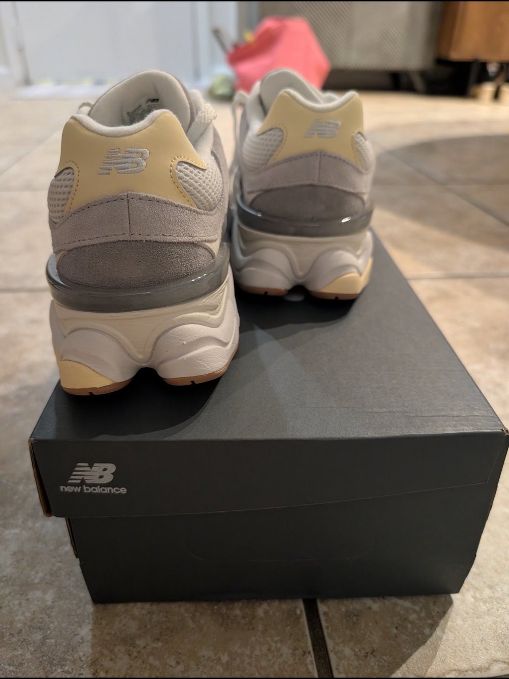 New Balance 9060 Sea Salt Raincloud GC9060AB GS & Women's Size New - Picture 4 of 8